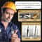 High-Strength Serrated Eccentric Drill Bit Kit for Ceramic, Glass, Marble and Metal – Upgraded Version