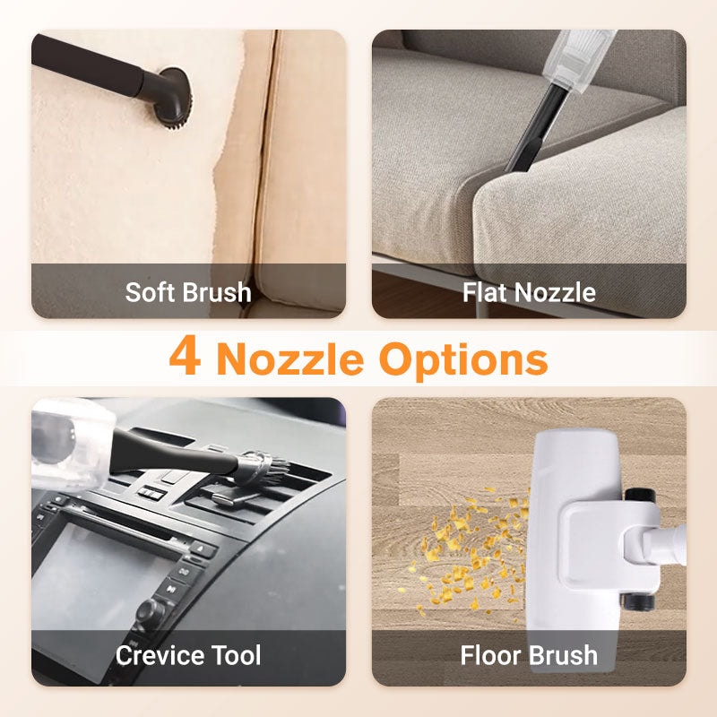 High-Power Rechargeable Cordless Vacuum Cleaner for Household & Car – Dry Wet Dual-Use Portable Sweeper