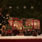 Luminous Christmas Gift Train Crystal Ball Box Ornament For Christmas Eve 1