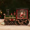 Luminous Christmas Gift Train Crystal Ball Box Ornament For Christmas Eve 4