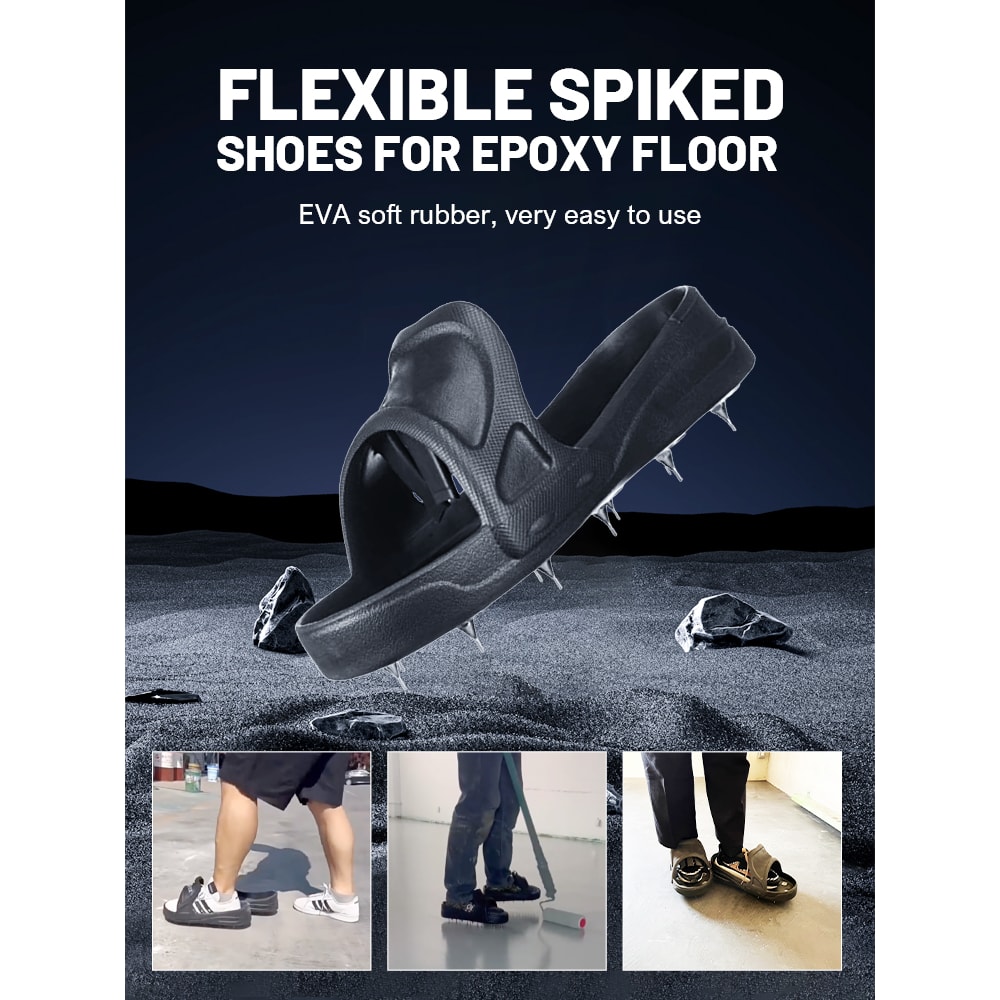 Epoxy Floor Coating Spiked Shoes EVA Soft Material Large Size Tools 1