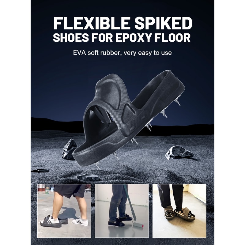 Epoxy Floor Coating Spiked Shoes EVA Soft Material Large Size Tools 1