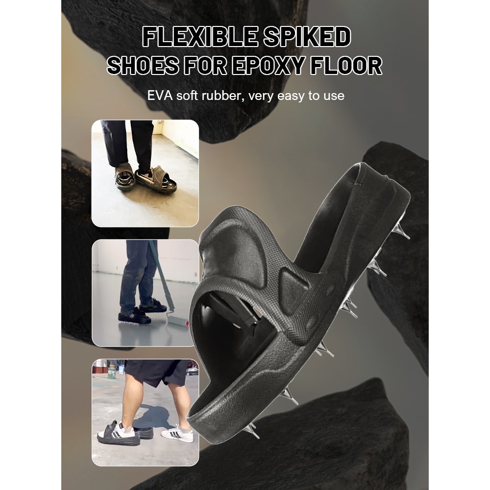 Epoxy Floor Coating Spiked Shoes EVA Soft Material Large Size Tools 2