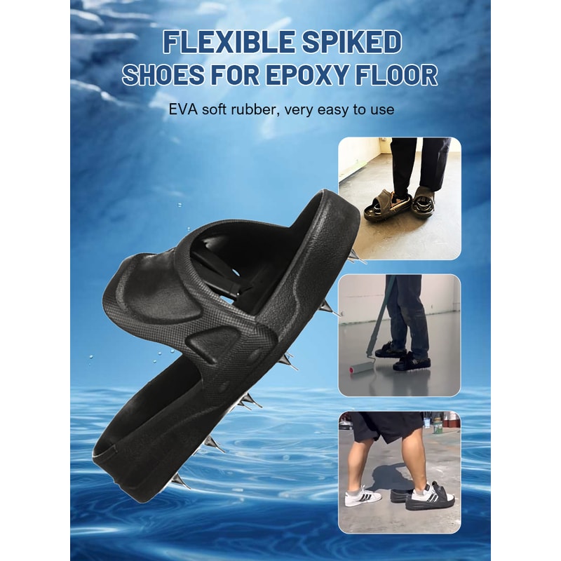 Epoxy Floor Coating Spiked Shoes EVA Soft Material Large Size Tools 3