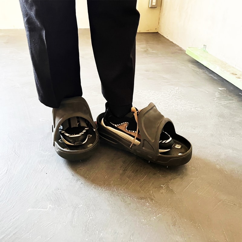 Epoxy Floor Coating Spiked Shoes EVA Soft Material Large Size Tools 4