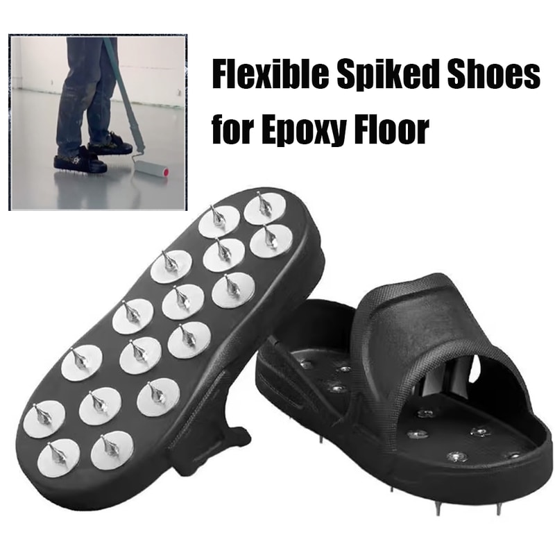 Epoxy Floor Coating Spiked Shoes EVA Soft Material Large Size Tools 5