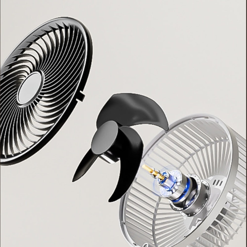 Silent Electric Fan With USB Power Energy Saving Quiet Airflow Floor Fan Strong Wind Air Circulatio 3