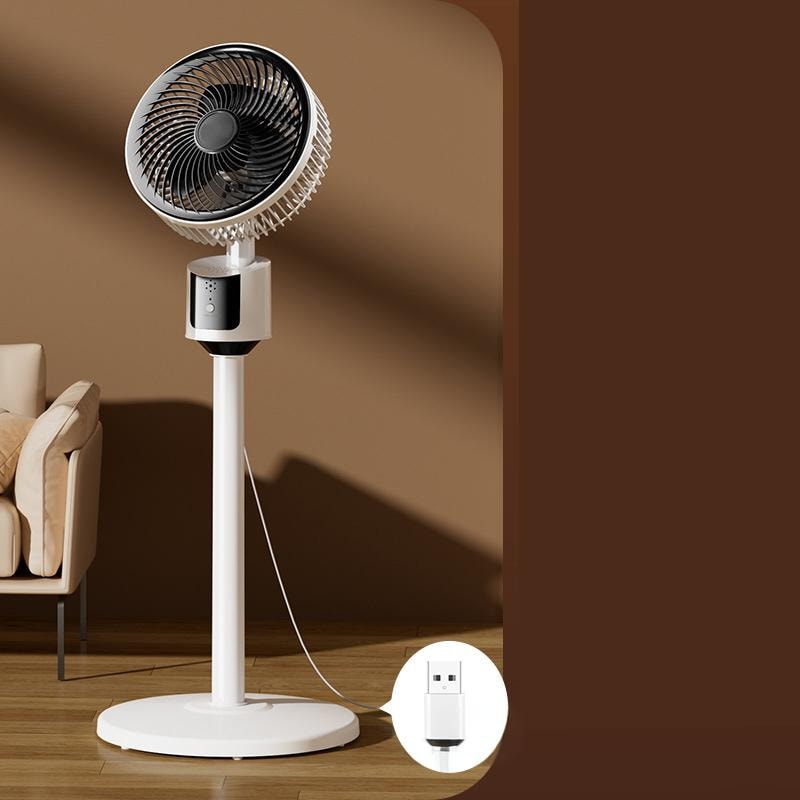 Silent Electric Fan With USB Power Energy Saving Quiet Airflow Floor Fan Strong Wind Air Circulatio 6
