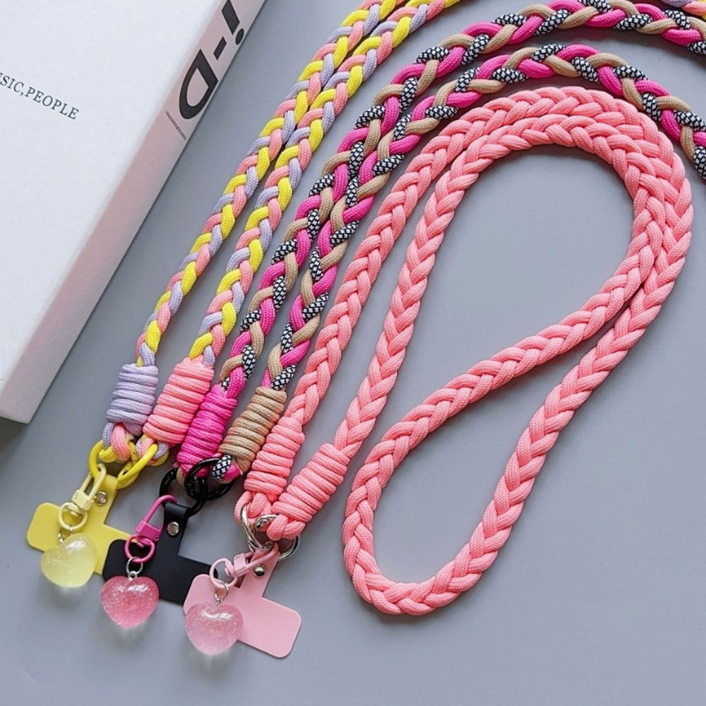 Long Phone Lanyard Shoulder Strap, Creative Crossbody Rope, Universal Cartoon Decorative Pendant