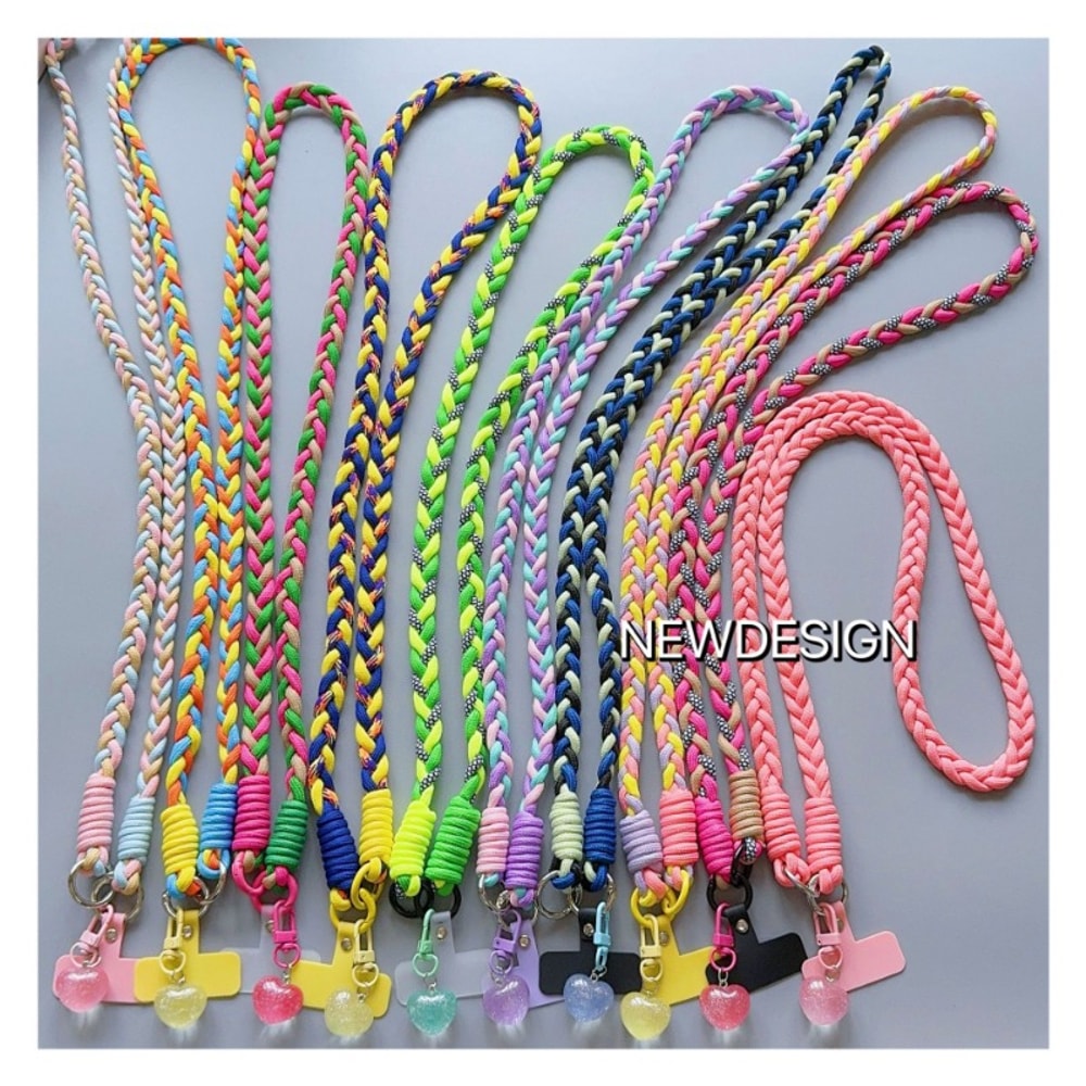 Long Phone Lanyard Shoulder Strap, Creative Crossbody Rope, Universal Cartoon Decorative Pendant