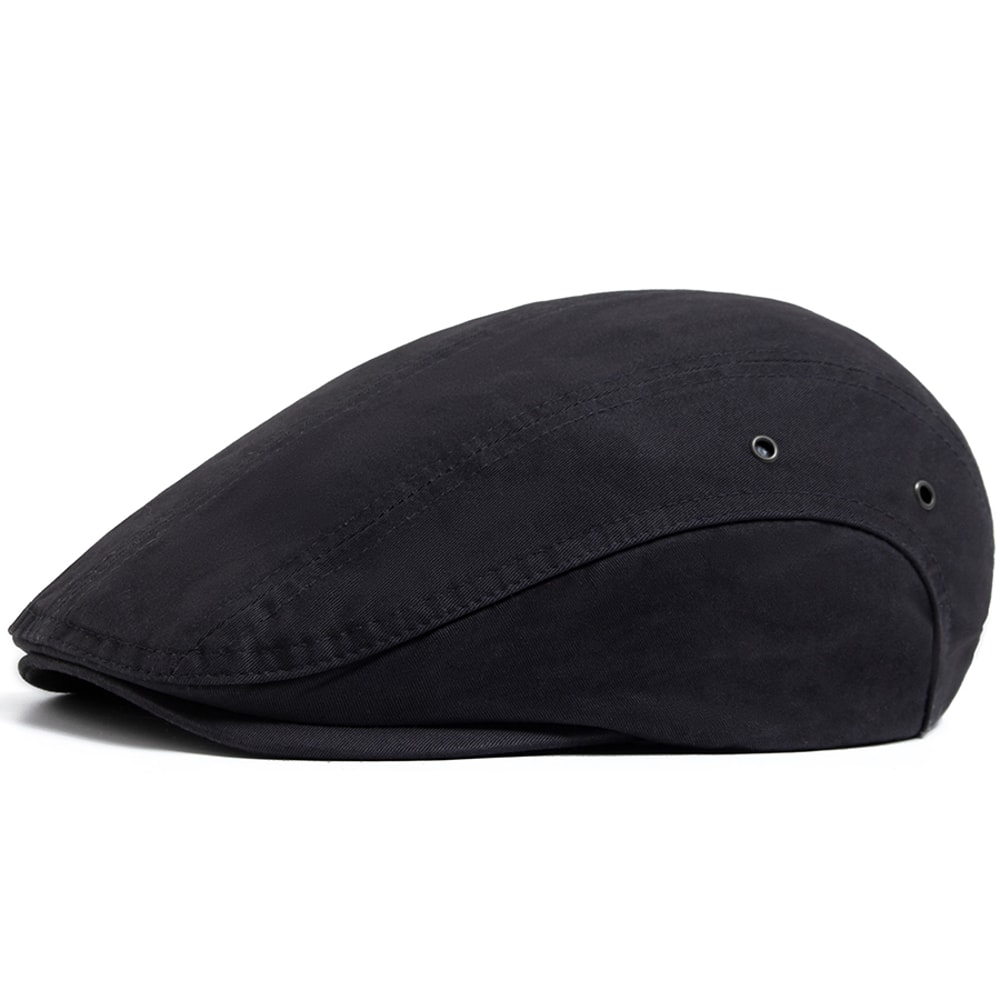 Elastic Head Circum Newsboy Cap Cotton Cloth Flat Beret For Men And Women 3
