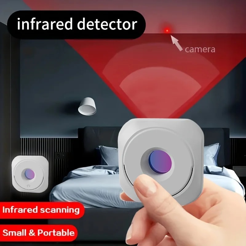 Portable Camera Finder Hidden Lens Detector For Hotel AntiPeeping Security Protection 2