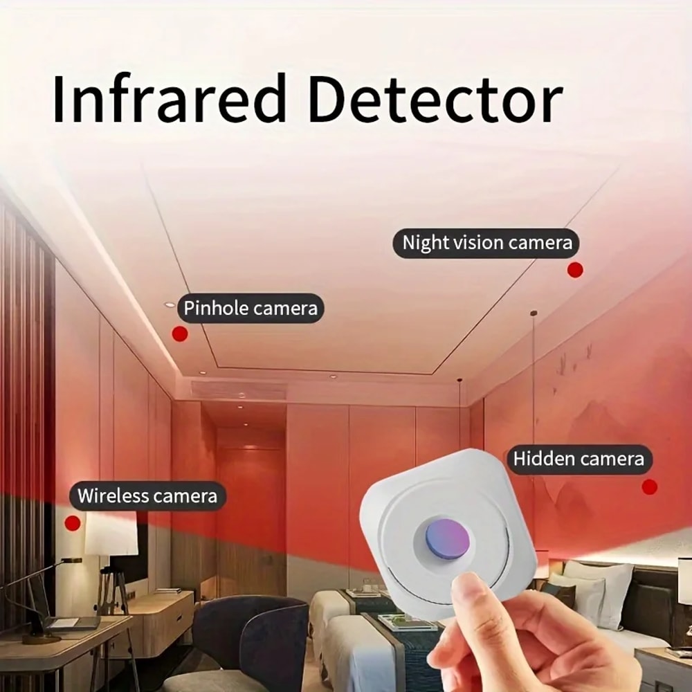 Portable Camera Finder Hidden Lens Detector For Hotel AntiPeeping Security Protection 3