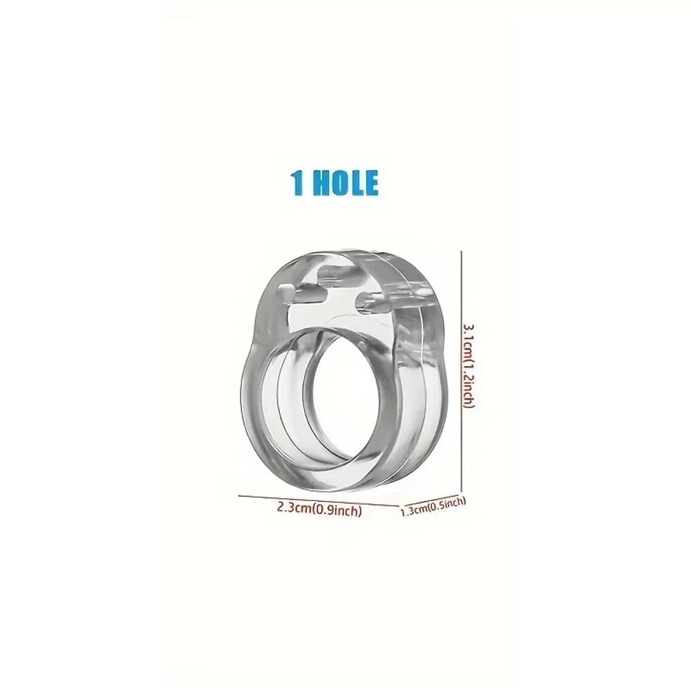 Door Stopper Silicone Gel Handle Buffer Transparent Door Knob Bumper Furniture Protector Pad 1