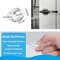 Door Stopper Silicone Gel Handle Buffer Transparent Door Knob Bumper Furniture Protector Pad 4