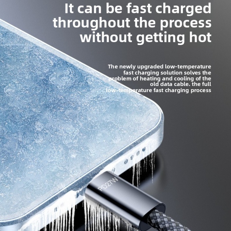 Charging Cable Dual Type C Cable For Fast Charging And Data Sync PD USB Splitter 6