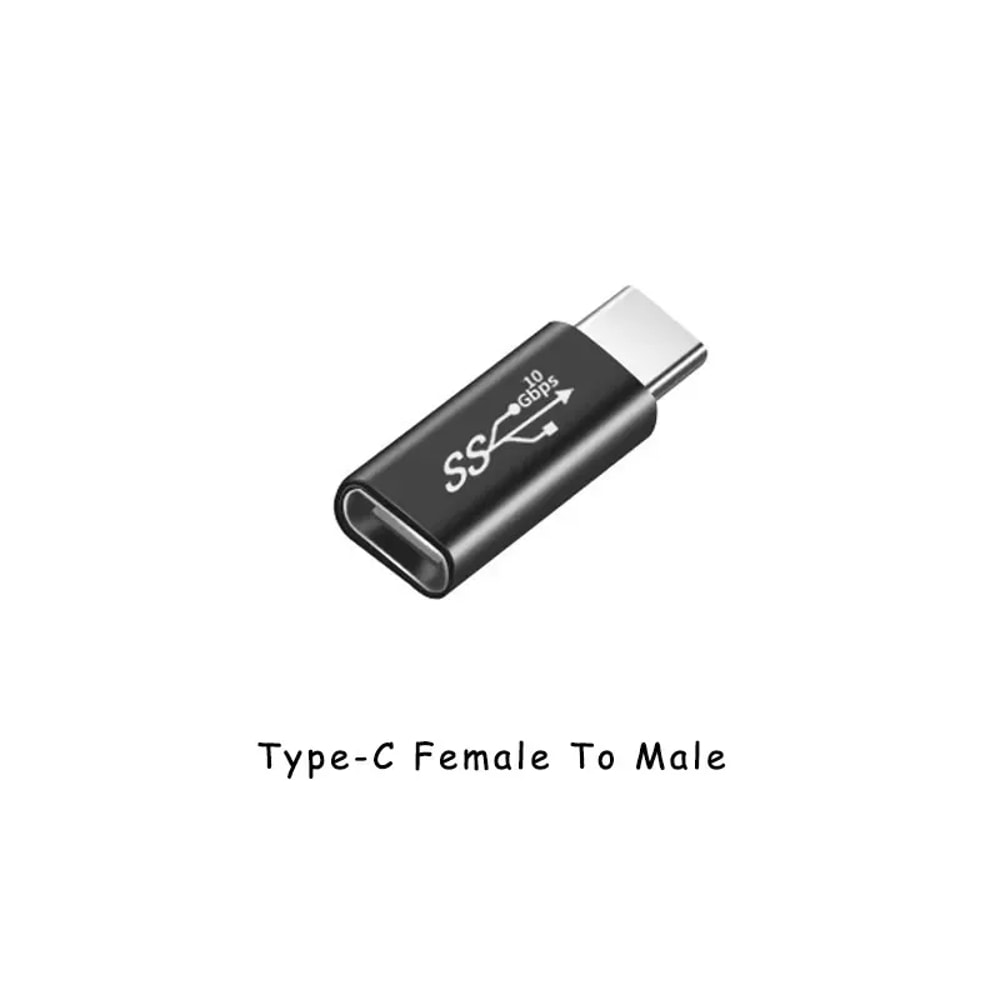 USB C Type Elbow Adapter Converter Data Sync And Charge Extension USB C Male To Female Connector 3