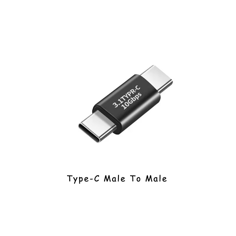 USB C Type Elbow Adapter Converter Data Sync And Charge Extension USB C Male To Female Connector 2