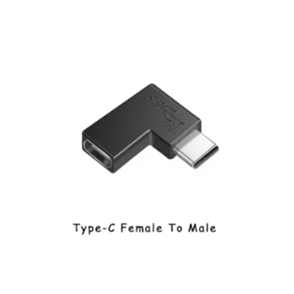 USB C Type Elbow Adapter Converter Data Sync And Charge Extension USB C Male To Female Connector 4