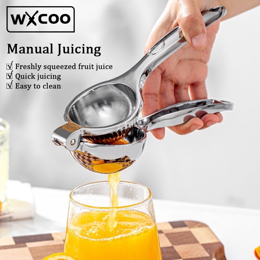 Manual Juicer Stainless Steel Lemon Squeezer Orange Fruit Processor Clip Fruit Pressing Kitchen Acc 2