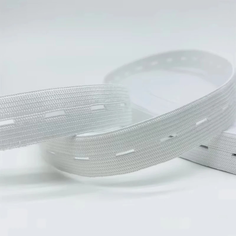 Braided Elastic Stretch Belt 5M Button Hole Elastic Belt DIY Sewing Clothing Accessories 6