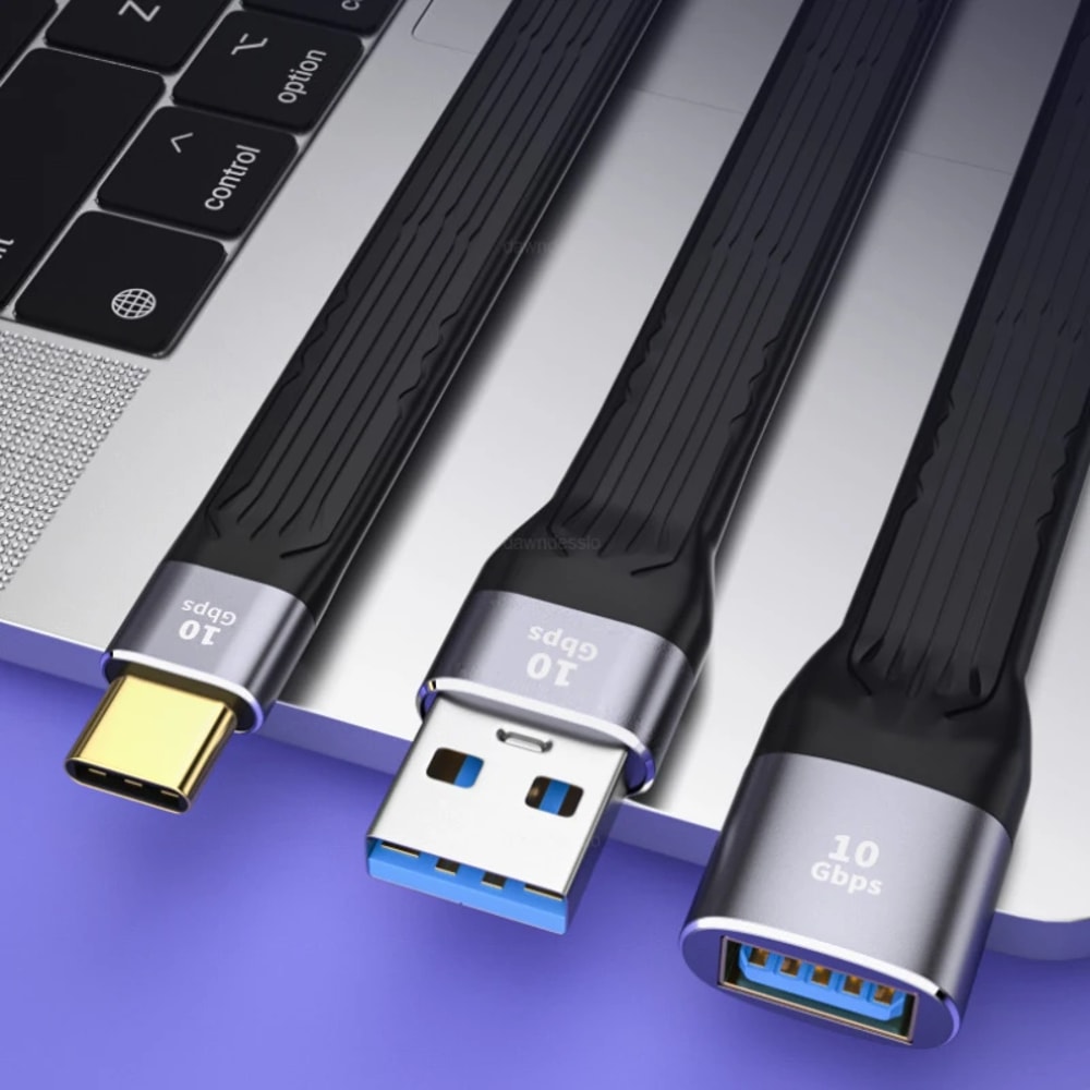 USB Ultra Short USB to Type C Cable, Quick Charge, Sync Data Cord for laptop