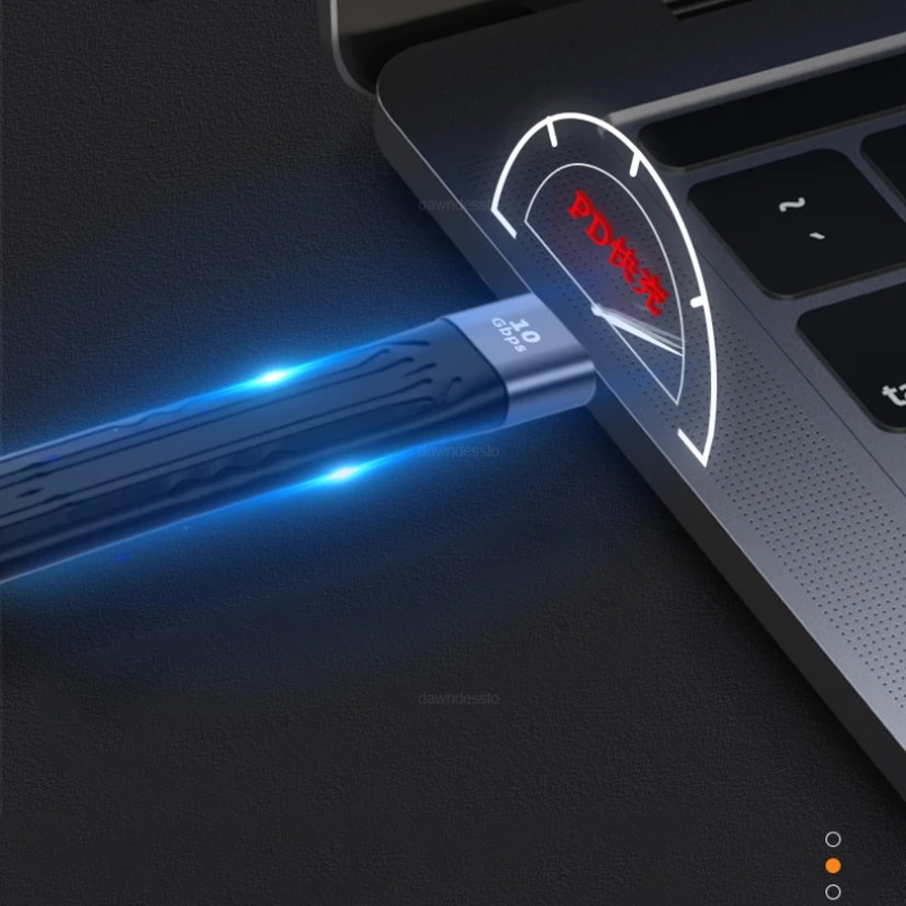 USB Ultra Short USB to Type C Cable, Quick Charge, Sync Data Cord for laptop