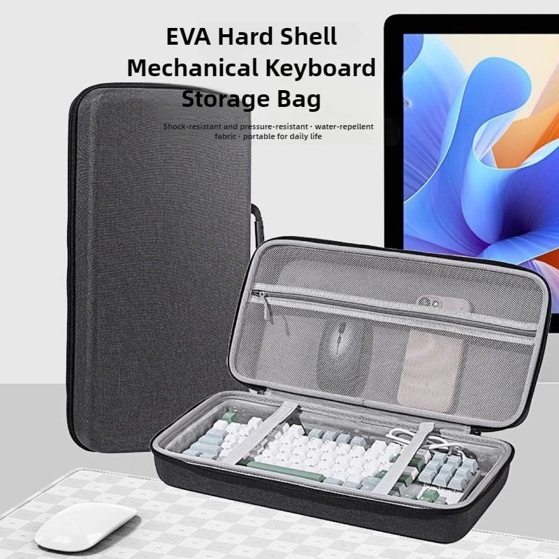 Portable EVA Hard Case Antifall Mechanical Keyboard Case Thickened Storage Bag 3