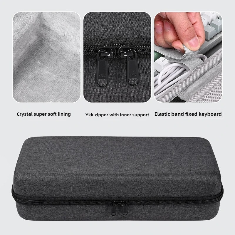 Portable EVA Hard Case Antifall Mechanical Keyboard Case Thickened Storage Bag 5