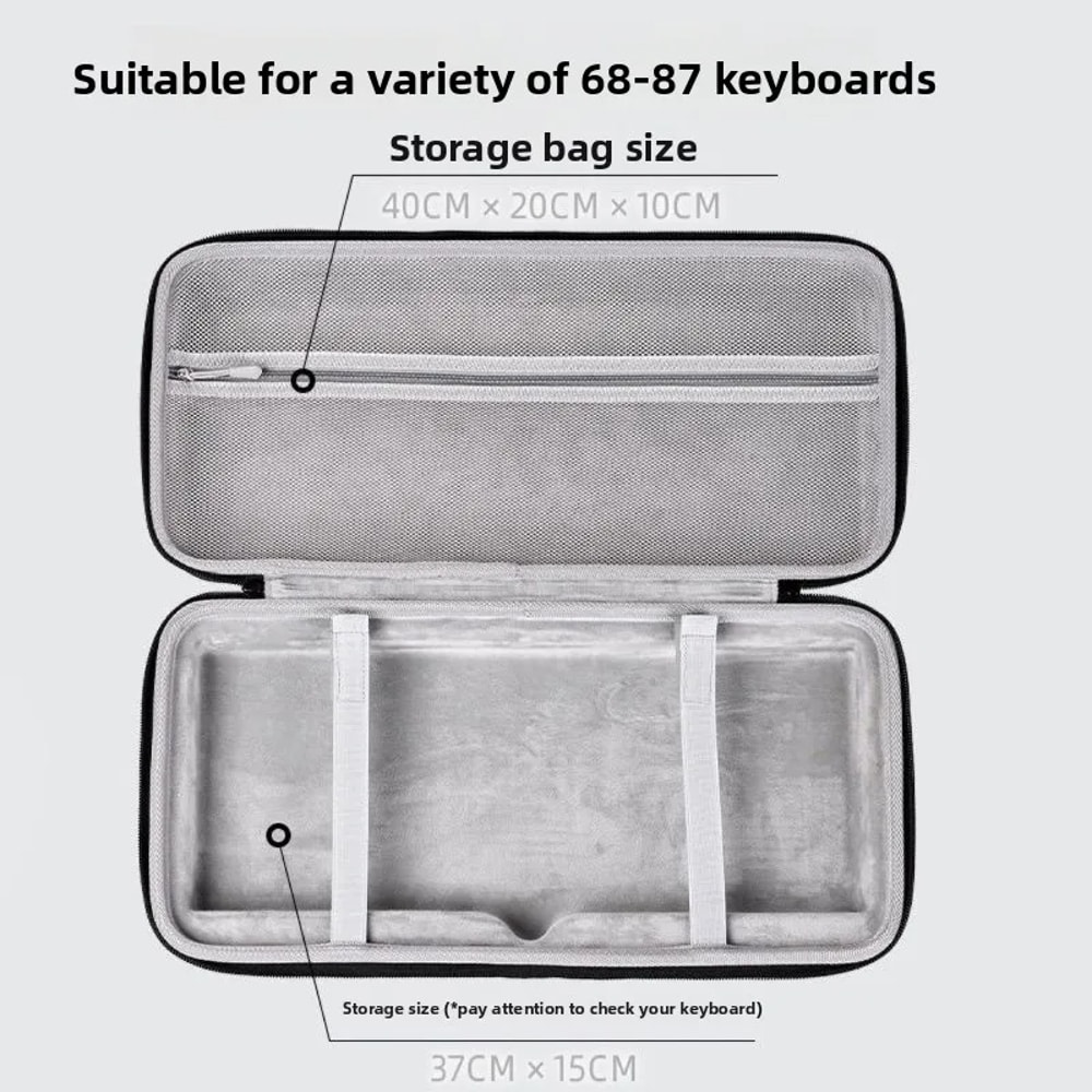 Portable EVA Hard Case Antifall Mechanical Keyboard Case Thickened Storage Bag 6