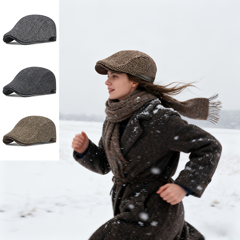 Warm Winter Hat For Men And Women With Ear Flaps Adjustable Snap Closure For Outdoor Adventures 3