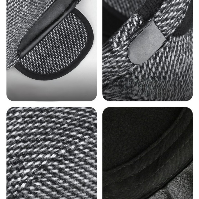 Warm Winter Hat For Men And Women With Ear Flaps Adjustable Snap Closure For Outdoor Adventures 5