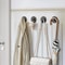 Wall Mount Towel Hooks Extra Sticky Stainless Steel Coat Rack Rustproof Holder For Kitchen Bathroom 6