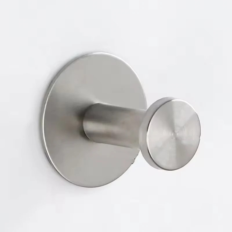 Wall Mount Towel Hooks Extra Sticky Stainless Steel Coat Rack Rustproof Holder For Kitchen Bathroom 3