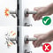 Silicone Door Stops Doorknob Bumper Crash Pads Wall Protection Handle Buffer Furniture Protector 2
