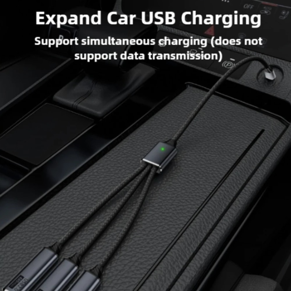 USB HUB Splitter Cable For Charging Data Transfer TypeC To USB Adapter With USB Flash OTG Support 6