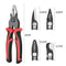 Multi-tool Pliers Set, Crimping Pliers, Wire Stripper, Quick Change Plier Head Set, Wire Cutters, Cable Cutter