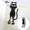 Kawaii Black Cat Bookmarks Plastic Animal Bookmark For Creative Stationery Gifts 0