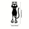 Kawaii Black Cat Bookmarks Plastic Animal Bookmark For Creative Stationery Gifts 2