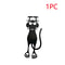 Kawaii Black Cat Bookmarks Plastic Animal Bookmark For Creative Stationery Gifts 6