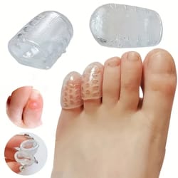toe tube protector, silicone thumb sleeve for corn blisters and foot care
