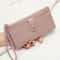 Ultra-Thin Mini PU Leather Women's Long Card Bag, Simple Solid Color Handbag, Credit Card Holder Wallet for Women