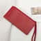 Ultra-Thin Mini PU Leather Women's Long Card Bag, Simple Solid Color Handbag, Credit Card Holder Wallet for Women