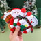 Knife Fork Tableware Holders 4pcs Christmas Cutlery Bag Pocket Christmas Dinner Table Ornaments 1