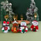 Knife Fork Tableware Holders 4pcs Christmas Cutlery Bag Pocket Christmas Dinner Table Ornaments 4