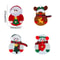 Knife Fork Tableware Holders 4pcs Christmas Cutlery Bag Pocket Christmas Dinner Table Ornaments 6