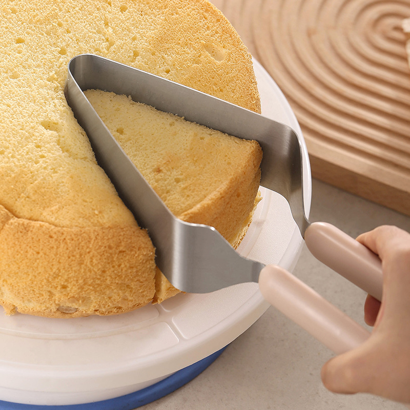 Cake Knife, Stainless Steel Cake Slicer, Cake Clip, Pastry Dessert Slicer, Kitchen Baking Tool for Weddings and Birthday