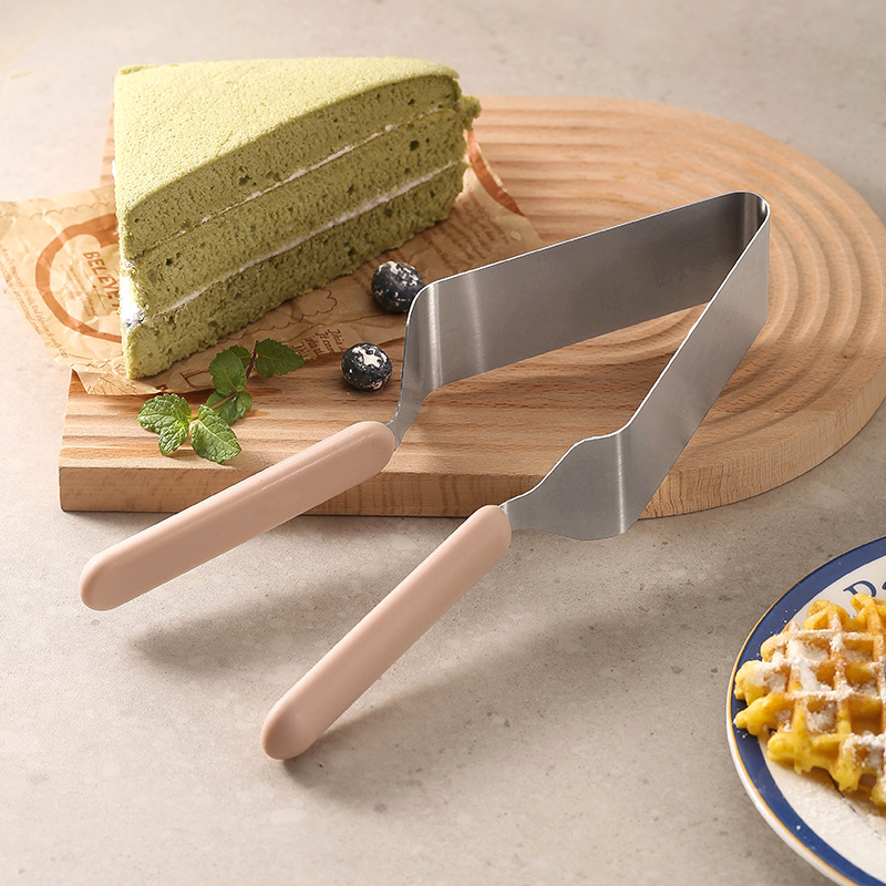 Cake Knife, Stainless Steel Cake Slicer, Cake Clip, Pastry Dessert Slicer, Kitchen Baking Tool for Weddings and Birthday