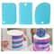 Cake Icing Smoother Tool Set 3pcs Scrapers For Cake Decorating Plastic Multifunctional Dough Scrape 2