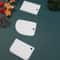 Cake Icing Smoother Tool Set 3pcs Scrapers For Cake Decorating Plastic Multifunctional Dough Scrape 4